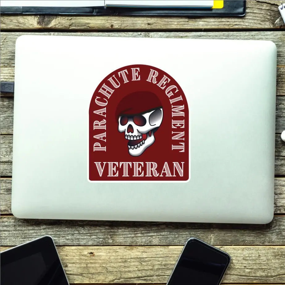 Parachute Regiment Stickers Old School Tattoo Style Veteran redplume