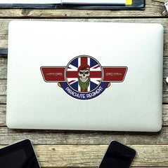 Parachute Regiment UV Laminated Vinyl Sticker - Wings redplume
