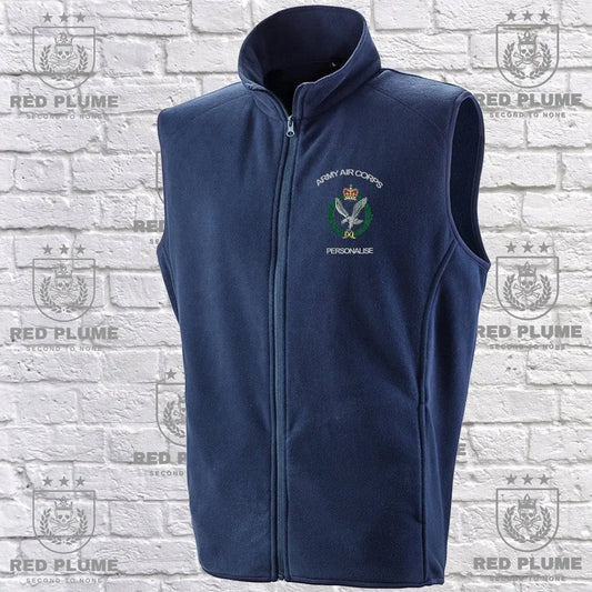 Personalised Army Air Corps Gilet redplume