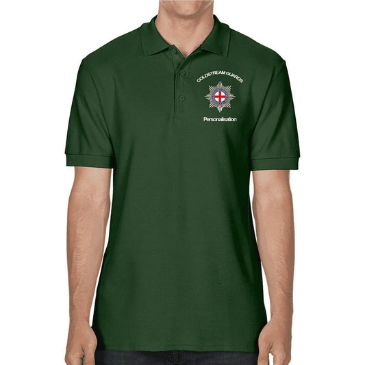 Personalised Coldstream Guards Polo Shirt redplume