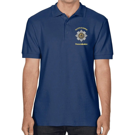 Personalised Scots Guards Polo Shirt redplume