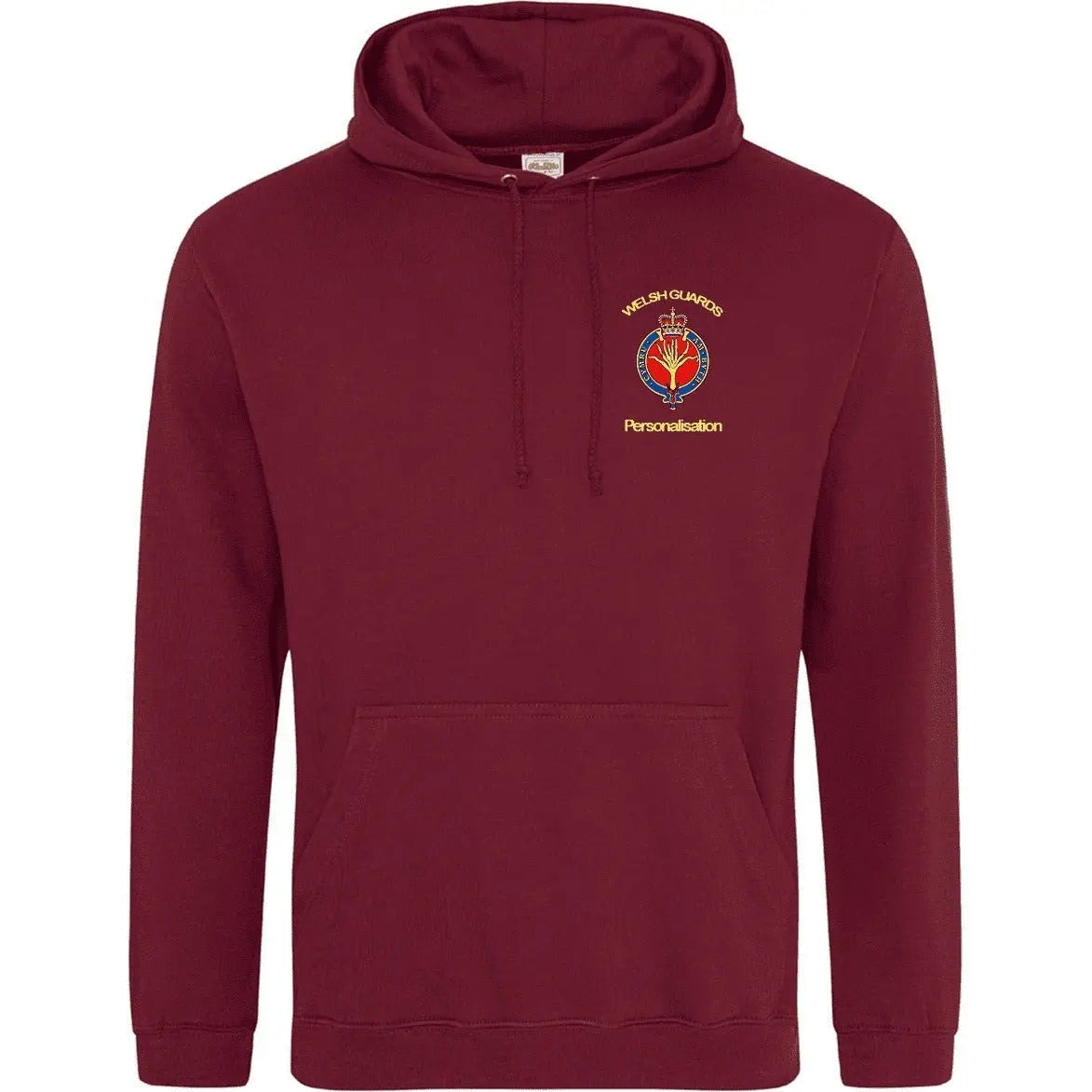 Personalised Welsh Guards Hoodie redplume