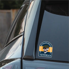 Princess of Wales's Royal Regiment Old School Tattoo Style Veteran Sticker redplume