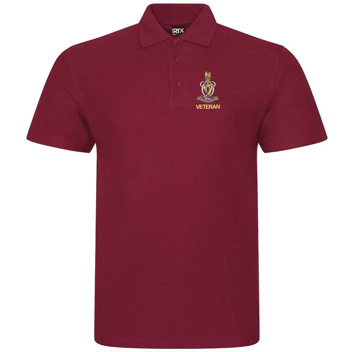 Queens Royal Hussars Veteran Polo Shirt redplume