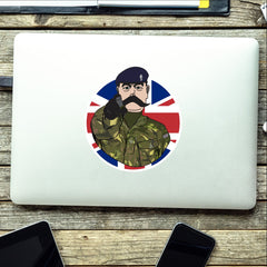 REME Vinyl Waterproof Sticker, Lord Kitchener Design redplume