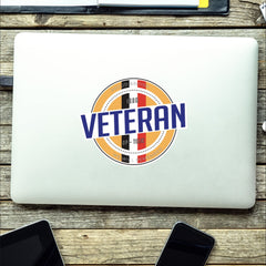 Retro Inspired Iraq Veterans Op-Telic Vinyl UV Laminated Decal redplume