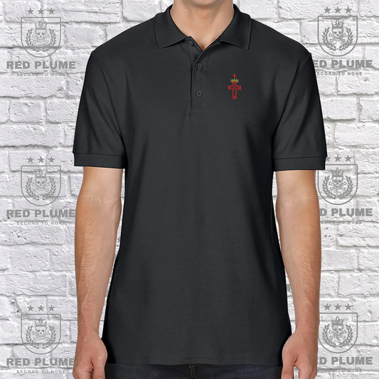 Rose Croix Polo Shirt - Red Plume