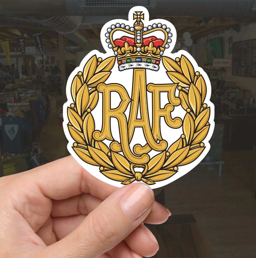 Royal Air Force RAF Waterproof Vinyl Stickers - Official MoD Reseller redplume