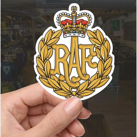 Royal Air Force RAF Waterproof Vinyl Stickers - Official MoD Reseller redplume