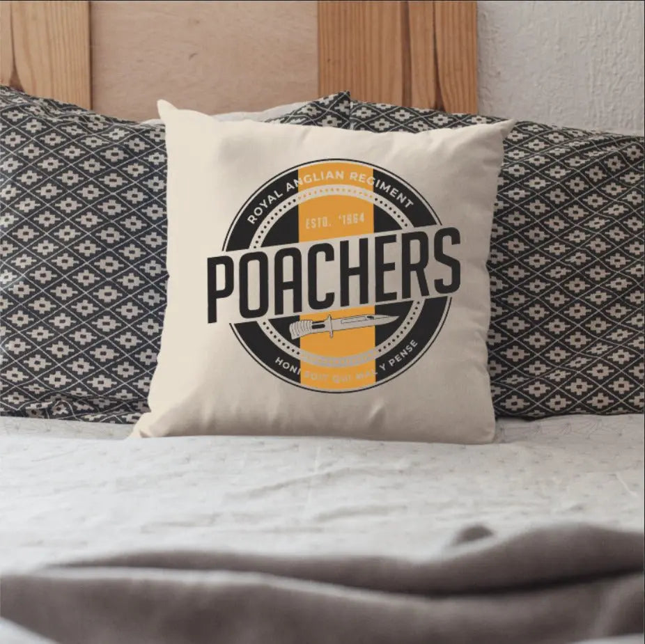 Royal Anglian 'Poachers' Retro Cushion Cover - Ideal Stocking Filler redplume