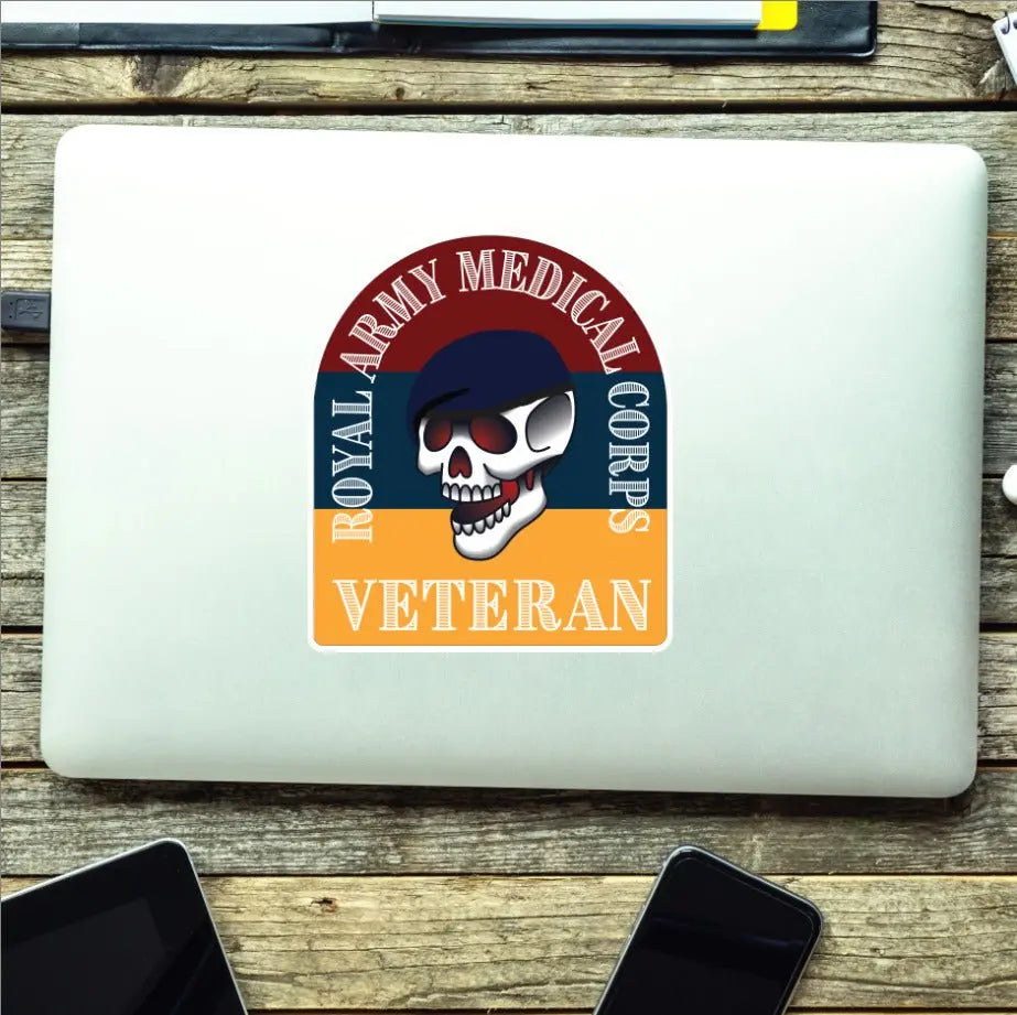 Royal Army Medical Corps RAMC Stickers Old School Tattoo Style Veteran redplume