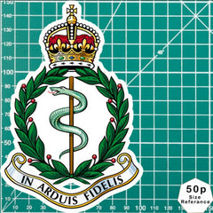 Royal Army Medical Corps Waterproof Vinyl Stickers - Official MoD Reseller redplume