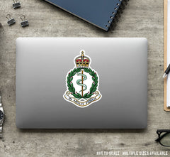 Royal Army Medical Corps Waterproof Vinyl Stickers - Official MoD Reseller redplume