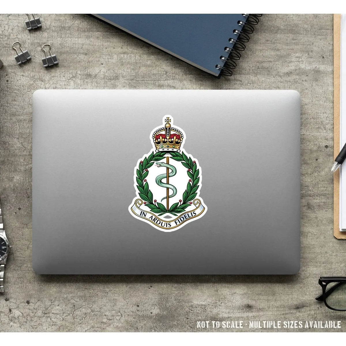 Royal Army Medical Corps Waterproof Vinyl Stickers - Official MoD Reseller redplume