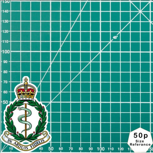 Royal Army Medical Corps Waterproof Vinyl Stickers - Official MoD Reseller redplume
