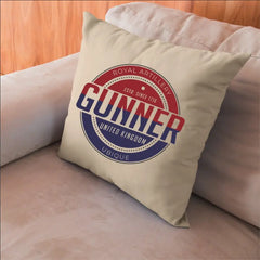 Royal Artillery 'Gunner' Retro Cushion Cover - Ideal Stocking Filler redplume