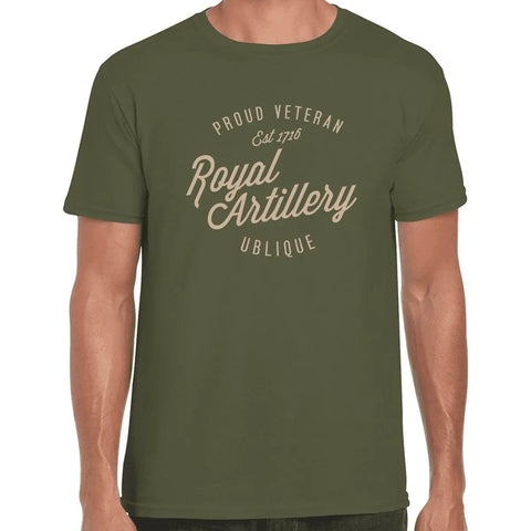 Royal Artillery Vintage T Shirt redplume