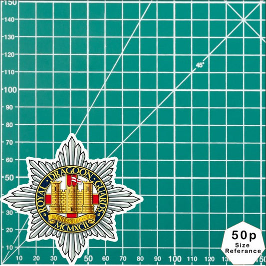 Royal Dragoon Guards Waterproof Vinyl Stickers - Official MoD Reseller redplume