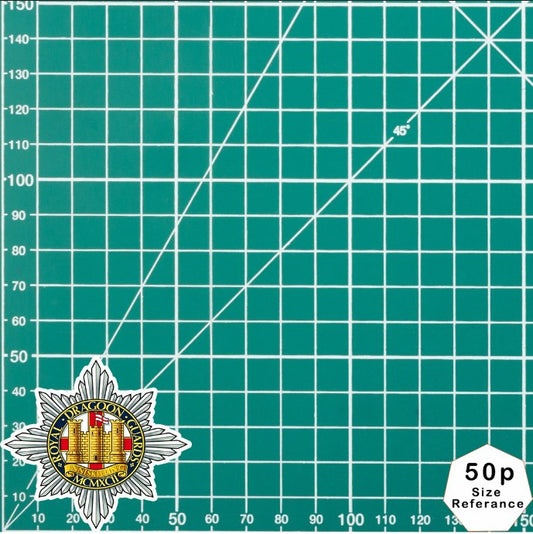 Royal Dragoon Guards Waterproof Vinyl Stickers - Official MoD Reseller redplume