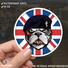 Royal Electrical Mechanical Engineers British Bulldog Decal 10cm Vinyl Sticker redplume