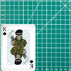 Royal Electrical Mechanical Engineers King of Spades Waterproof Sticker 10cm redplume