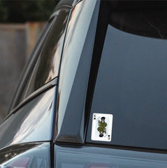 Royal Electrical Mechanical Engineers King of Spades Waterproof Sticker 10cm redplume