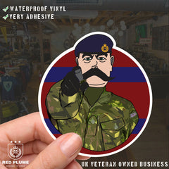 Royal Engineers CR Style - 6 Best-Selling Waterproof Stickers bundle redplume