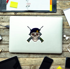 Royal Engineers High-Quality Vinyl Sticker - 100mm redplume