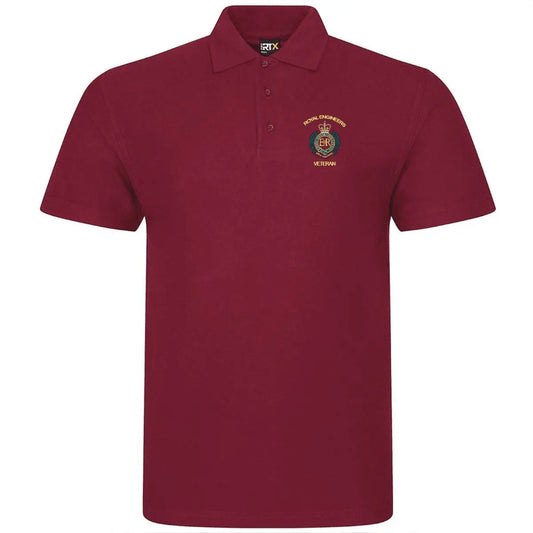 Royal Engineers Veteran Polo Shirt redplume