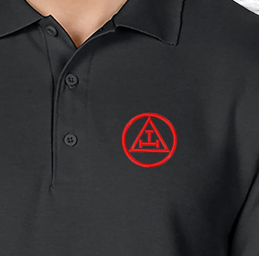 Royal Holy Arch Polo Shirt - Red Plume