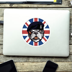 Royal Horse Artillery RHA British Veteran Bulldog Decal - 10cm Vinyl Sticker redplume