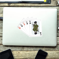 Royal Lancers King & Aces Waterproof Vinyl Sticker/Decal 10cm redplume