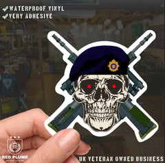 Royal Logistics Corps - 6 Best-Selling Waterproof Stickers bundle redplume