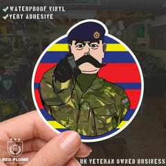 Royal Logistics Corps - 6 Best-Selling Waterproof Stickers bundle redplume