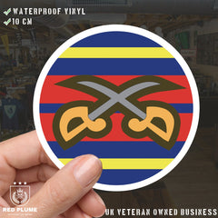 Royal Logistics Corps Physical Training Instructor Qualification Sticker redplume