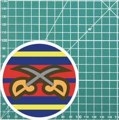 Royal Logistics Corps Physical Training Instructor Qualification Sticker redplume