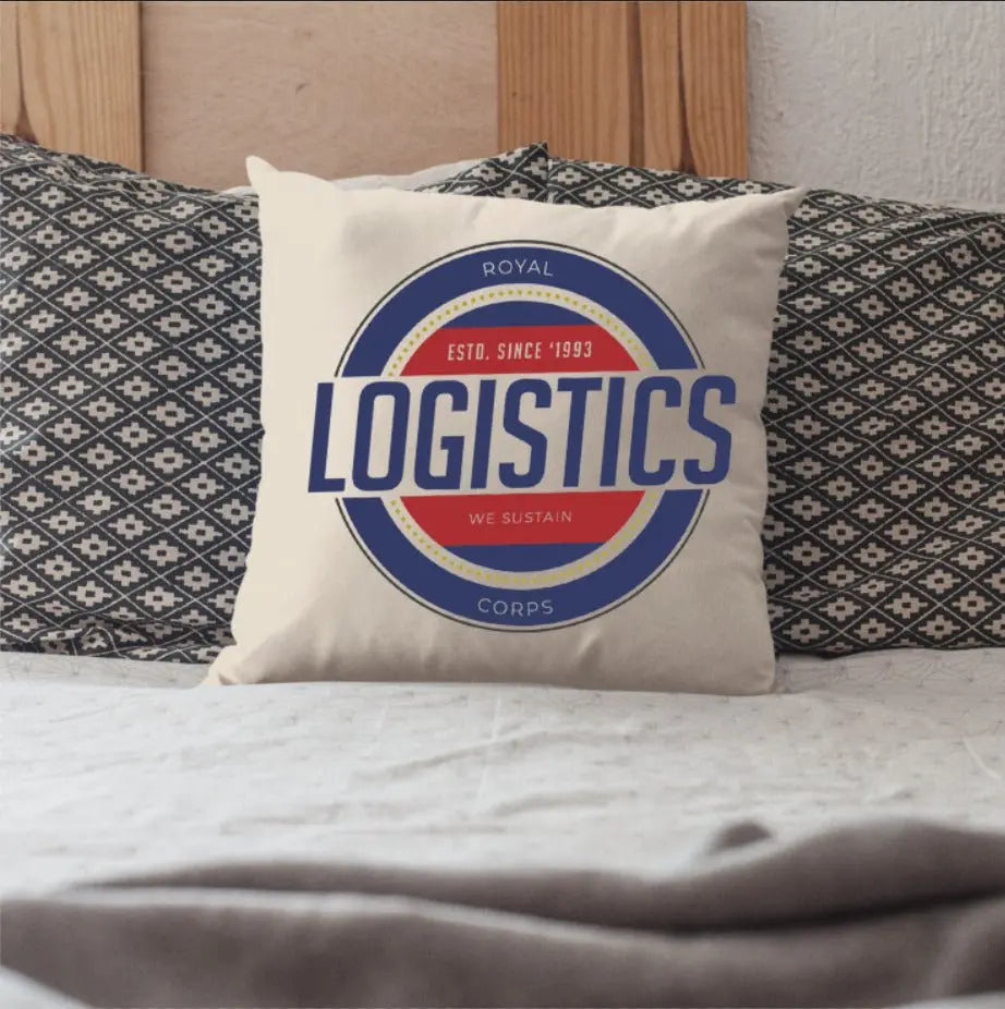 Royal Logistics Corps Retro Cushion Cover - Ideal Stocking Filler redplume