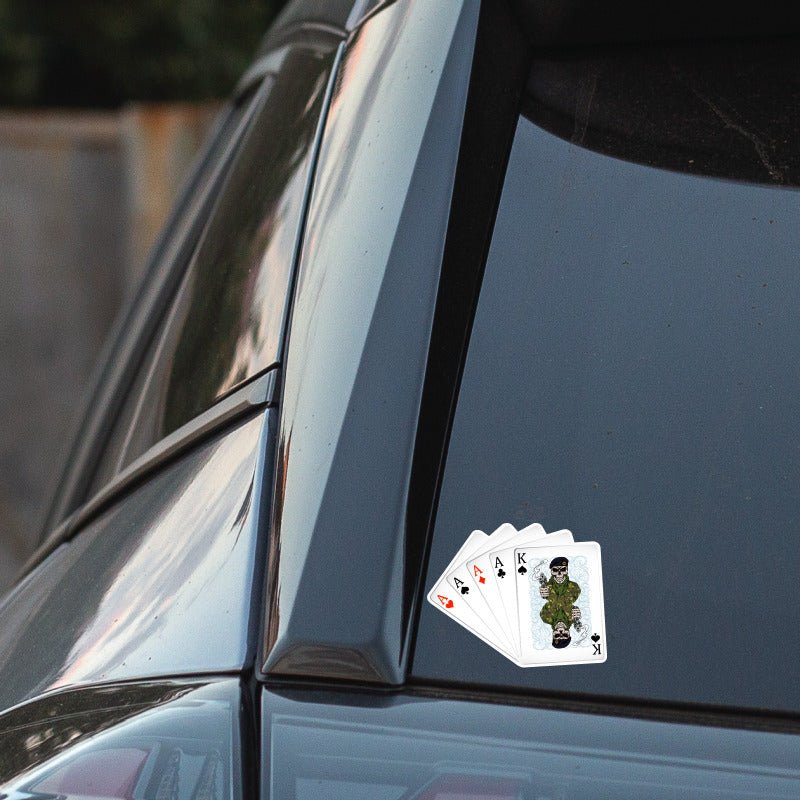Royal Logistics Corps RLC King & Aces Waterproof Vinyl Sticker/Decal 10cm redplume