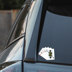 Royal Logistics Corps RLC King & Aces Waterproof Vinyl Sticker/Decal 10cm redplume