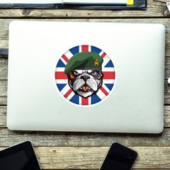 Royal Marines British Bulldog Decal - 10cm Vinyl Sticker redplume