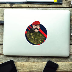 Royal Military Police RMP Waterproof Sticker, TRF Design redplume