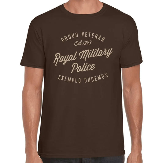 Royal Military Police Vintage T Shirt redplume