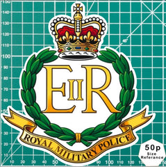 Royal Military Police Waterproof Vinyl Stickers old style - FREE SHIPPING redplume