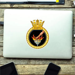 Royal Navy HMS Daring Waterproof Vinyl Sticker - Multiple Sizes redplume