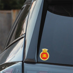 Royal Navy HMS Dragon Waterproof Vinyl Sticker - Multiple Sizes redplume