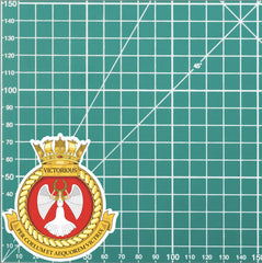 Royal Navy HMS Victorious Waterproof Vinyl Sticker - Multiple Sizes redplume