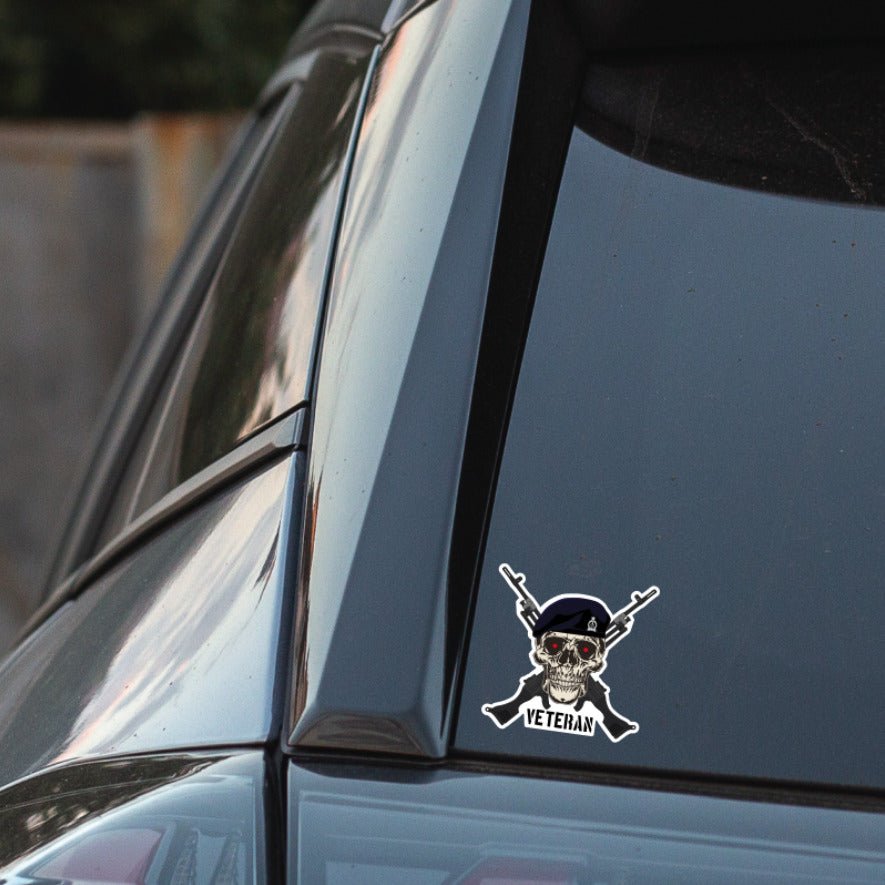 Royal Pioneer Corps Crossed GPMG High-Quality Vinyl Sticker - 100mm redplume