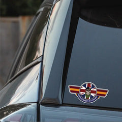 Royal Regiment of Fusiliers UV Laminated Vinyl Sticker - Wings redplume