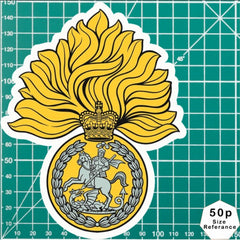 Royal Regiment of Fusiliers Waterproof Vinyl Stickers redplume