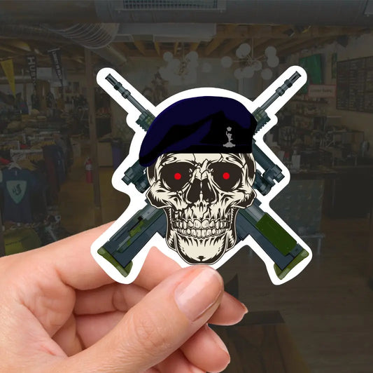 Royal Signals High-Quality Vinyl Sticker - 100mm redplume